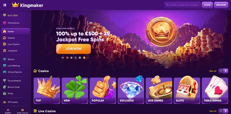 Kingmaker online casino in Germany